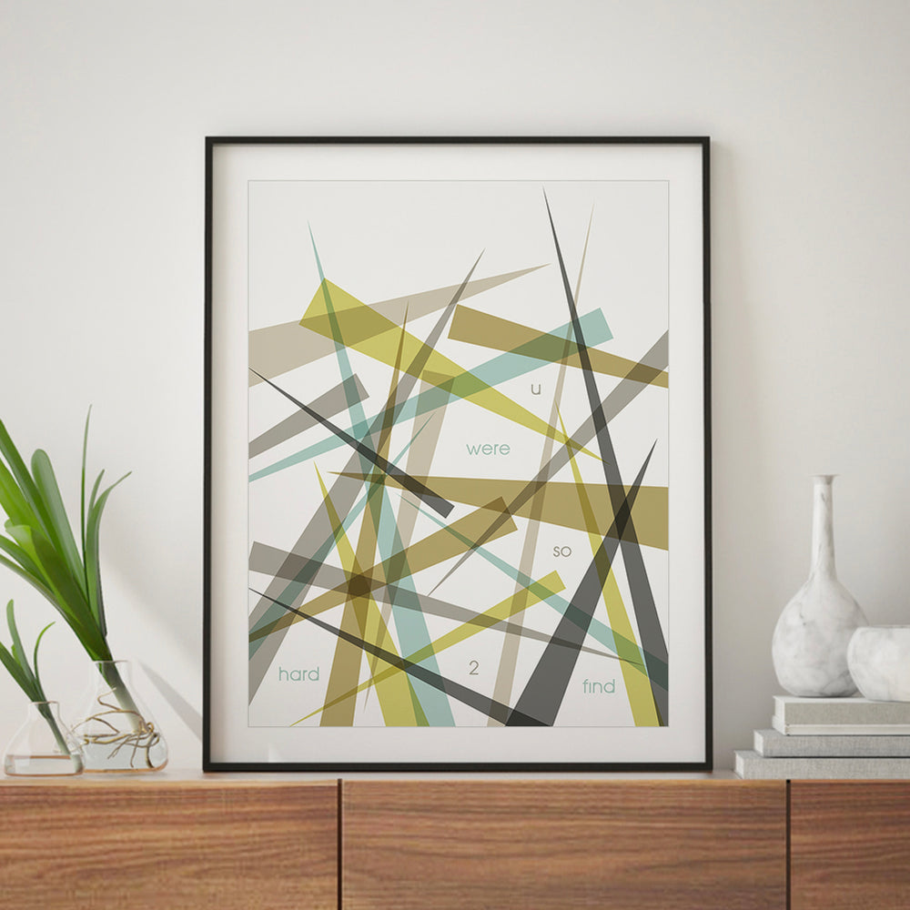 The Beautiful Ones | Prince - Song Lyrics Art Print
