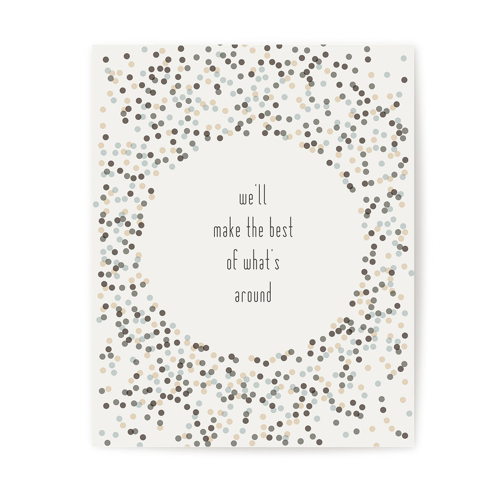 The Best Of What's Around | Dave Matthews Band - Song Lyrics Wall Art Print