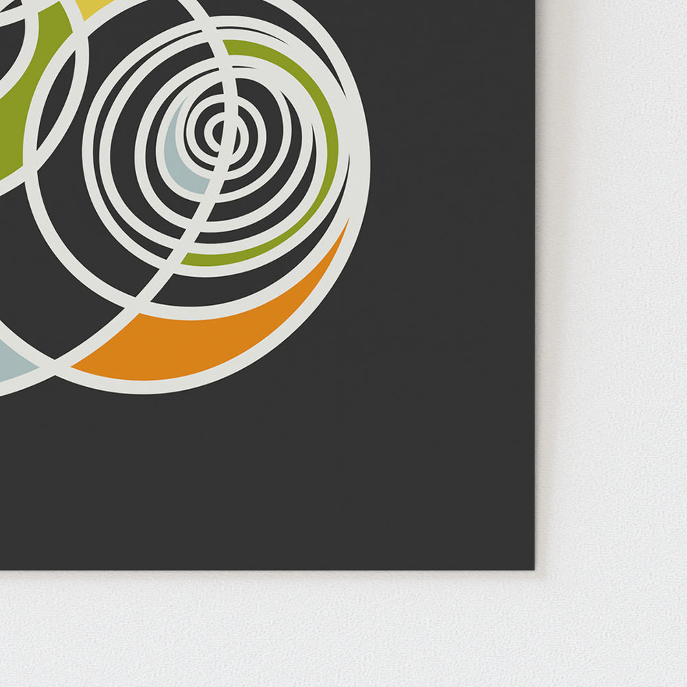The End | The Beatles - Song Lyrics Abstract Art Print