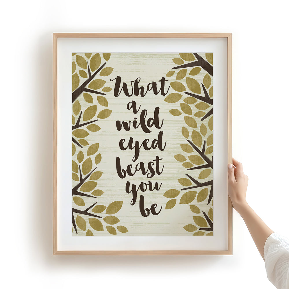 The Space Between | Dave Matthews Band - Song Lyrics Wall Art Print