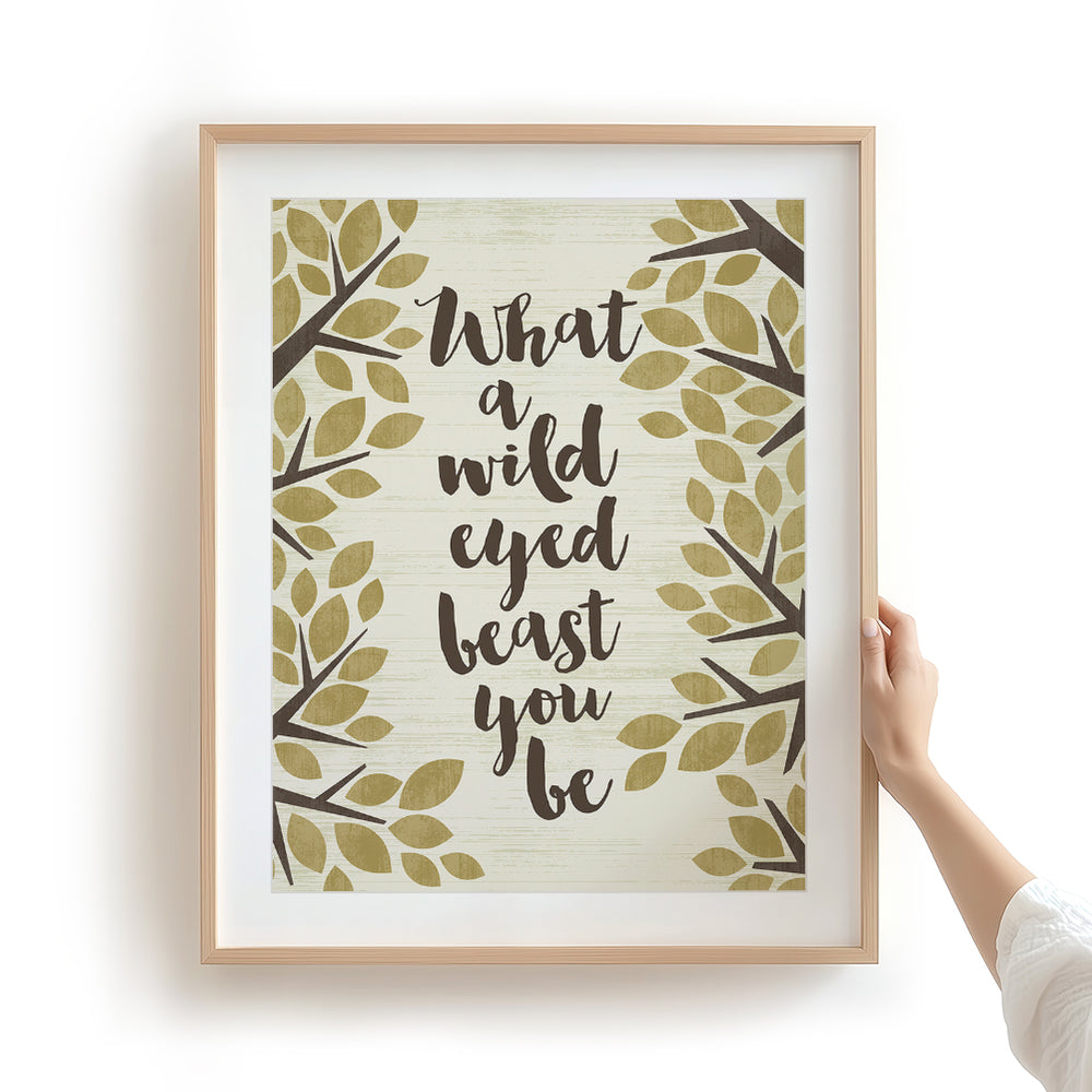 The Space Between | Dave Matthews Band - Song Lyrics Wall Art Print