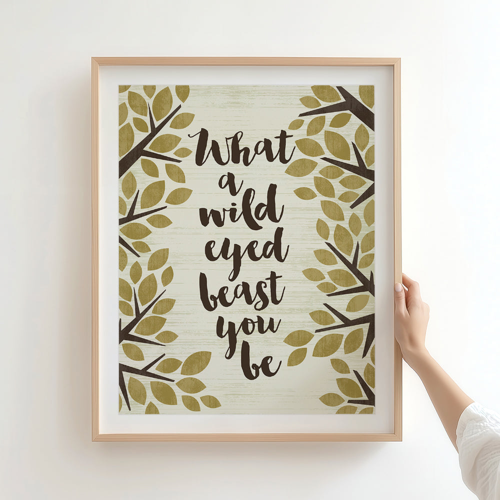 The Space Between | Dave Matthews Band - Song Lyrics Wall Art Print