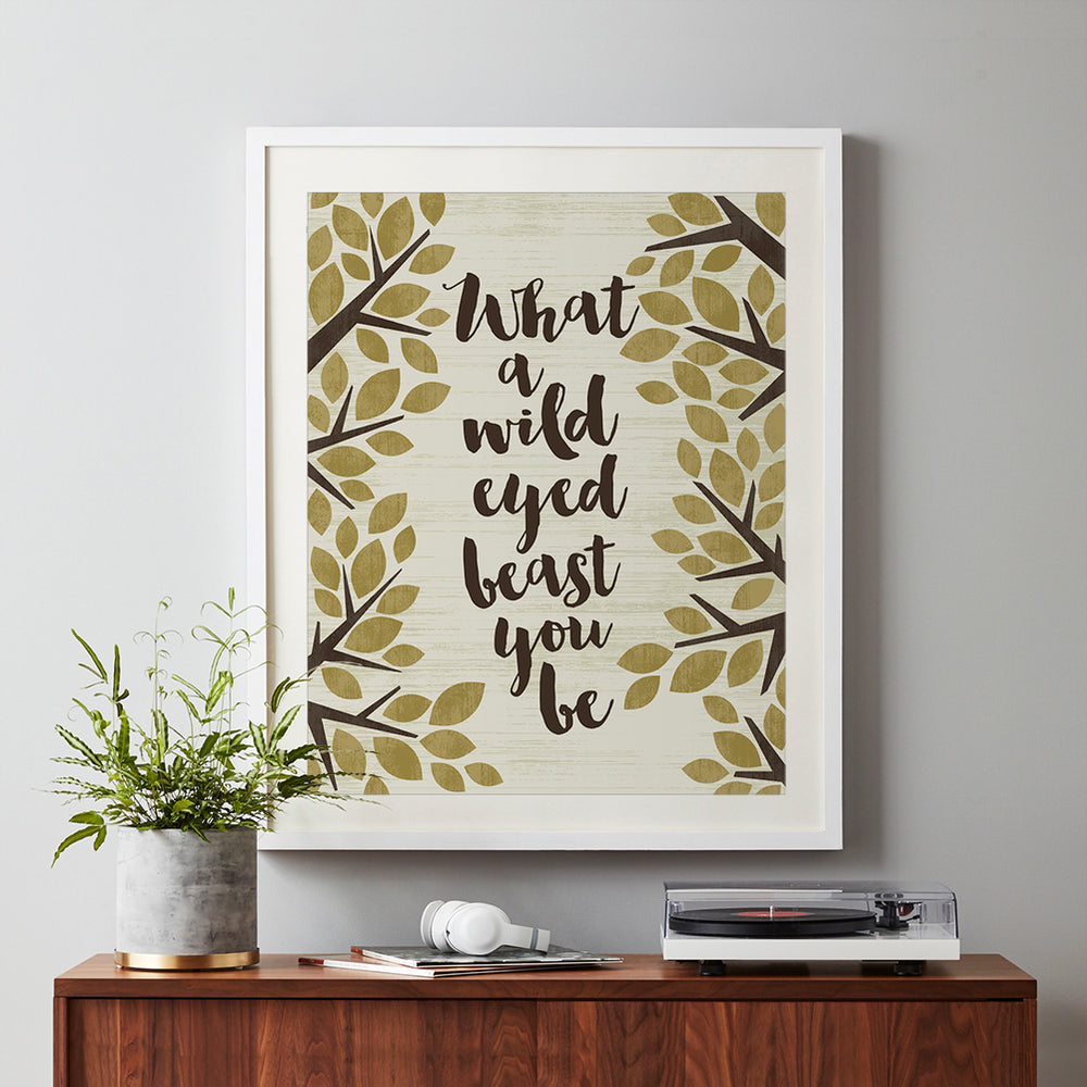 The Space Between | Dave Matthews Band - Song Lyrics Wall Art Print