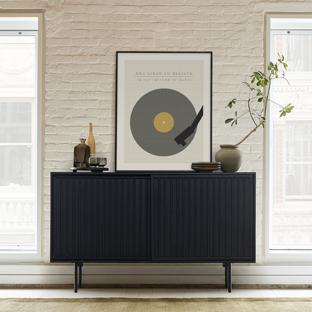 The Spirit Of Radio modern song lyric wall art music poster