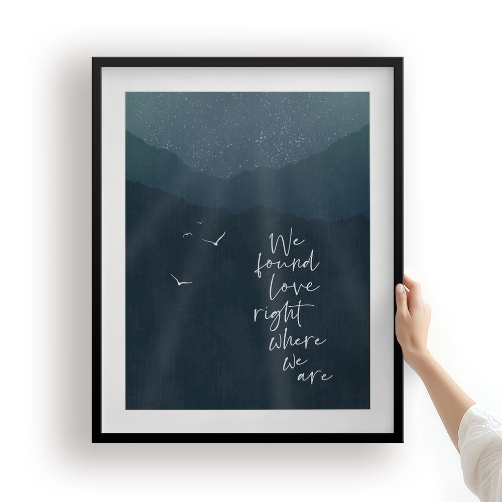 Thinking Out Loud | Ed Sheeran - Song Lyrics Art Print