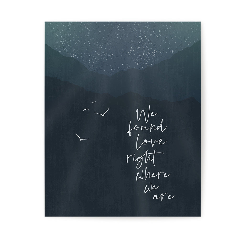 Thinking Out Loud | Ed Sheeran - Song Lyrics Art Print