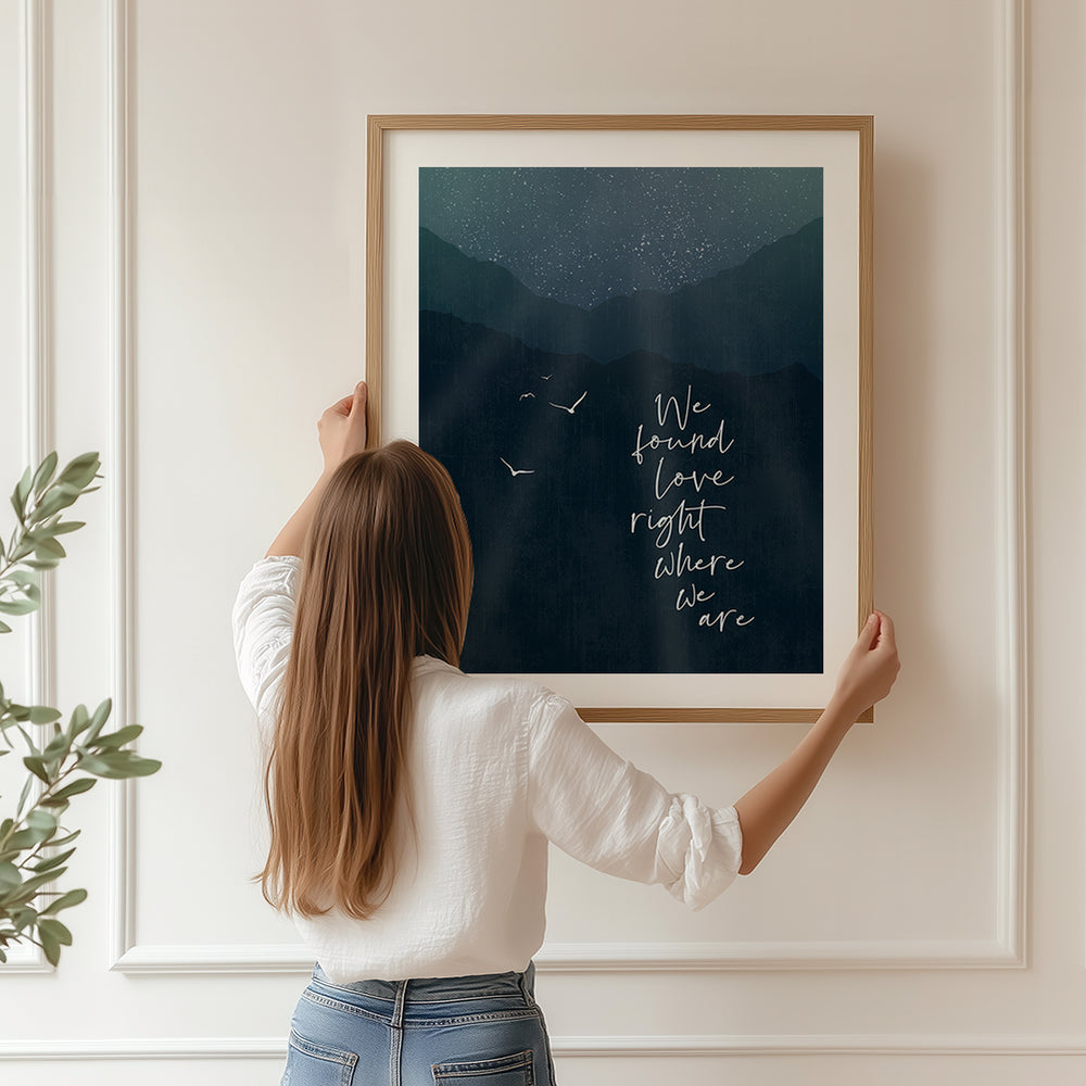 Thinking Out Loud | Ed Sheeran - Song Lyrics Art Print