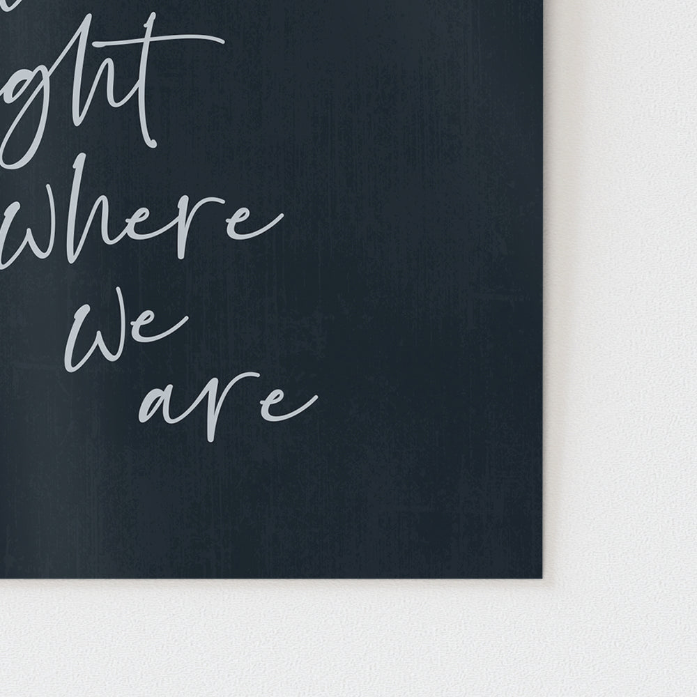 Thinking Out Loud | Ed Sheeran - song lyric wall art music poster
