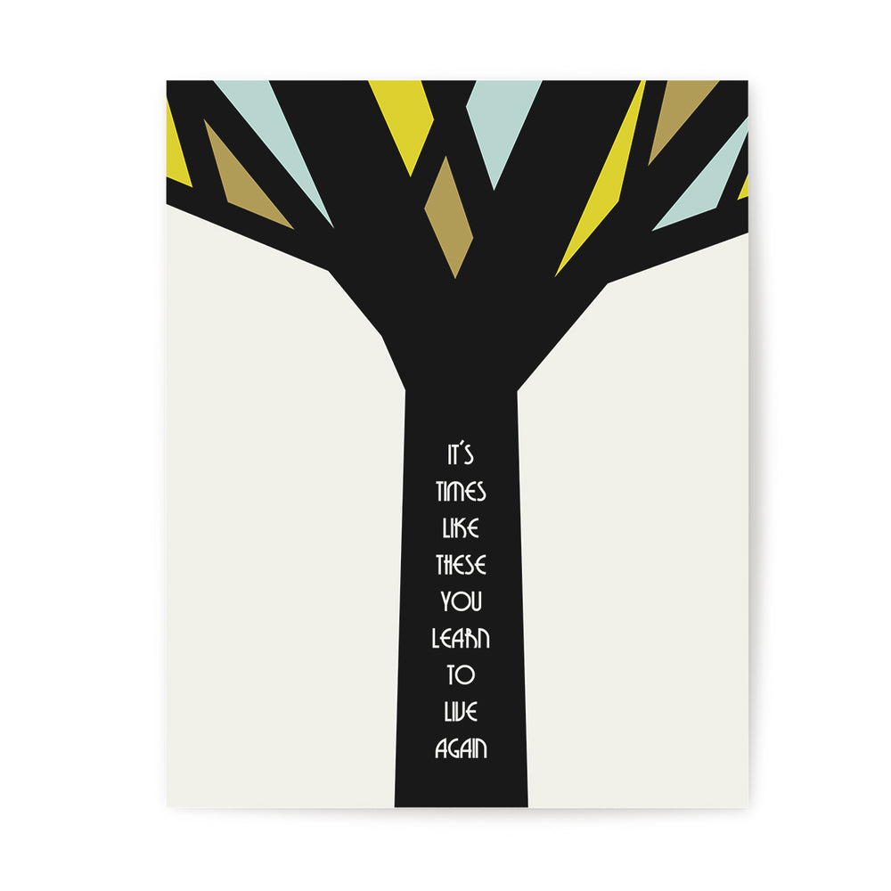 Times Like These | Foo Fighters - Song Lyrics Wall Art Print