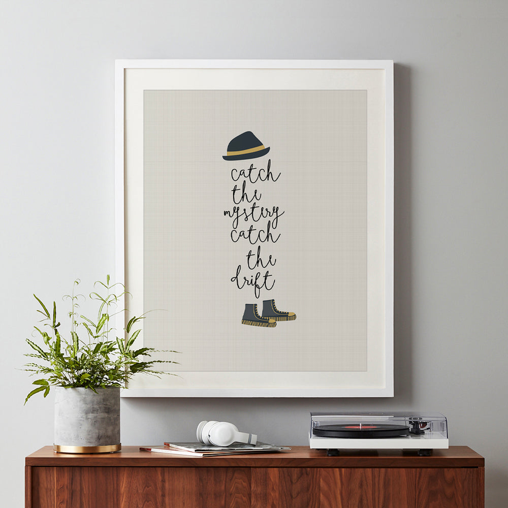 Tom Sawyer song lyric wall art print