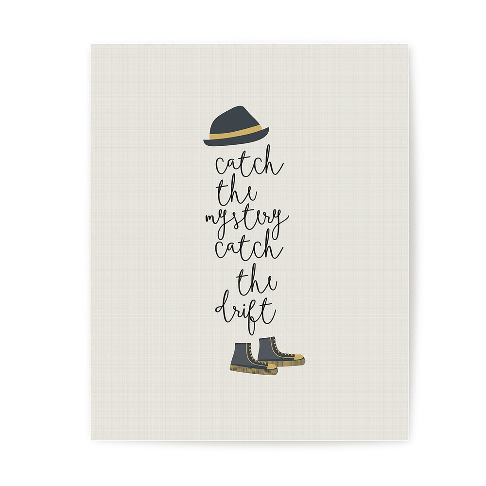 Tom Sawyer song lyric wall art print