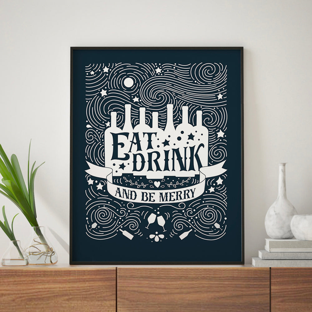 Tripping Billies | Dave Matthews Band - song lyric wall art music poster