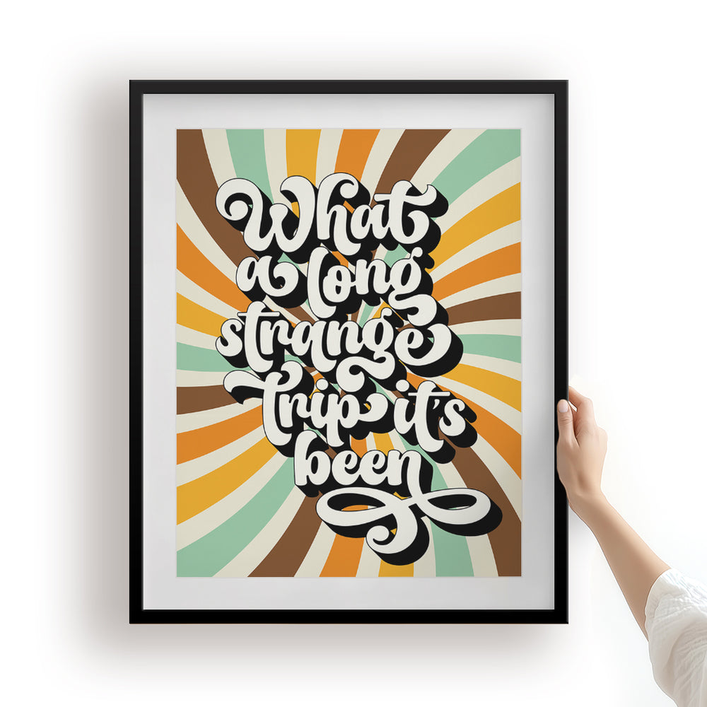 Truckin' | Grateful Dead - Song Lyrics Art Print
