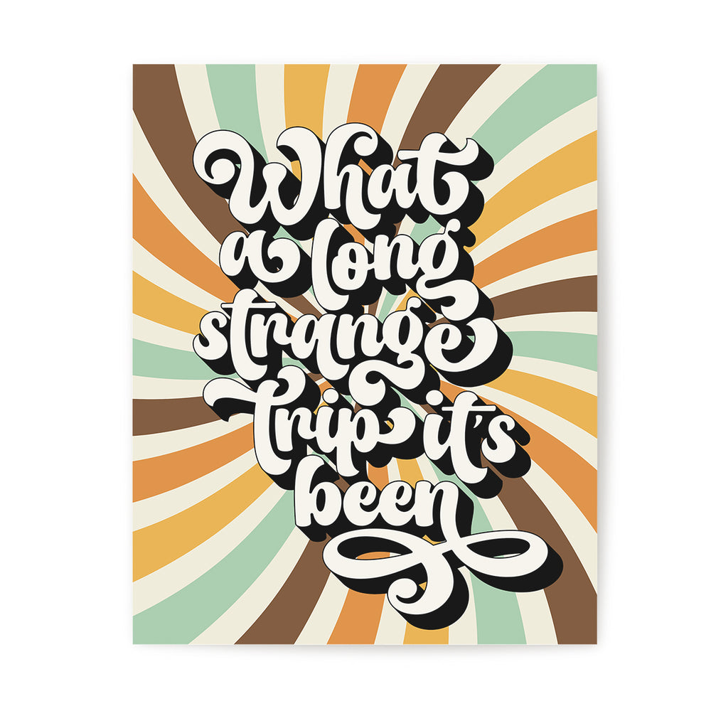 Truckin' | Grateful Dead - Song Lyrics Art Print
