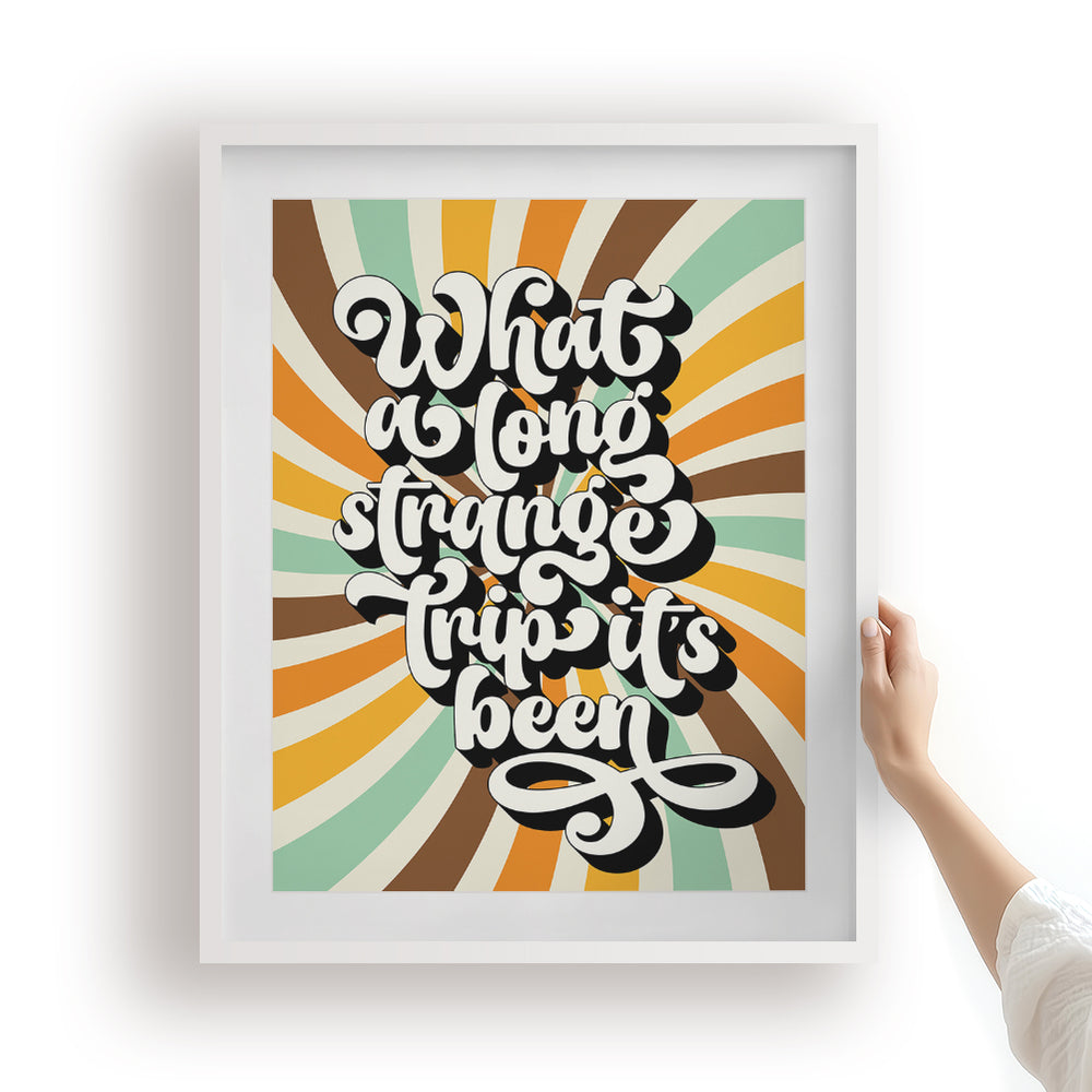 Truckin' | Grateful Dead - Song Lyrics Art Print