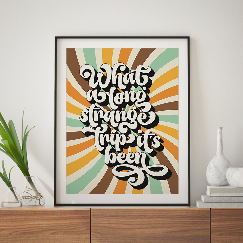 Truckin' | Grateful Dead - Song Lyrics Art Print