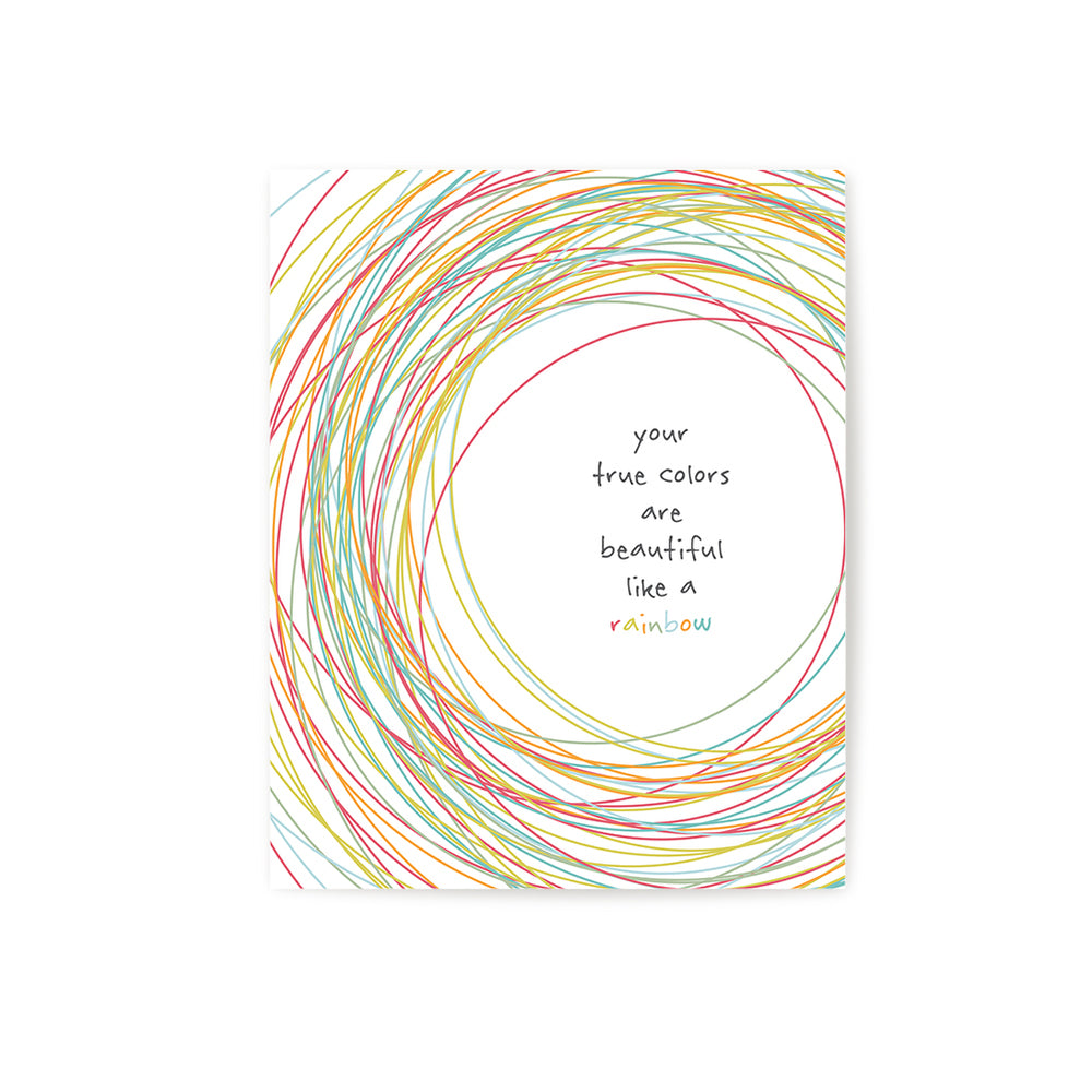 True Colors | Cyndi Lauper - Song Lyric Wall Art Music Poster