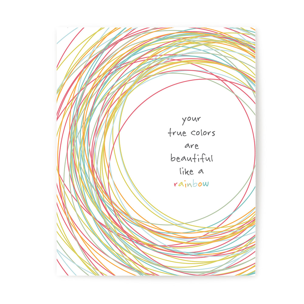 True Colors | Cyndi Lauper - Song Lyric Wall Art Music Poster