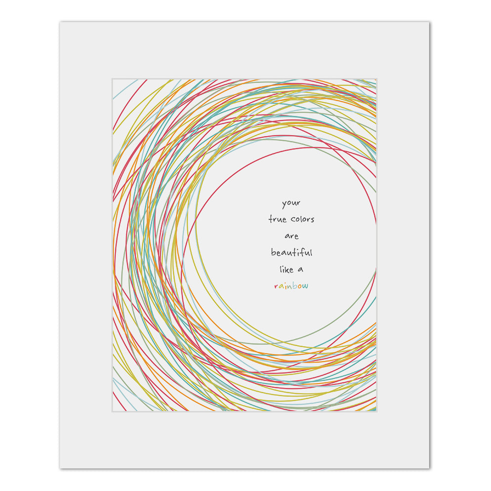 True Colors | Cyndi Lauper - song lyric wall art music poster — Lyrical ...