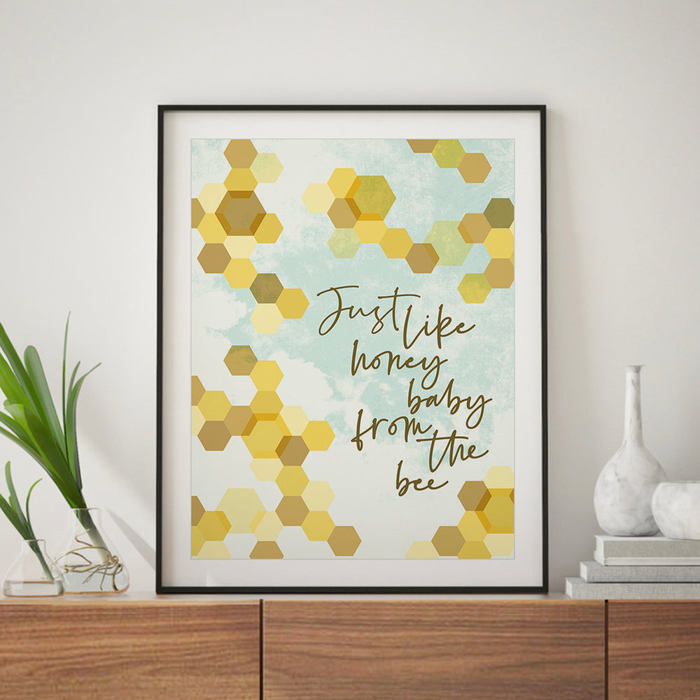 Tupelo Honey | Van Morrison - Song Lyric Wall Art Music Poster