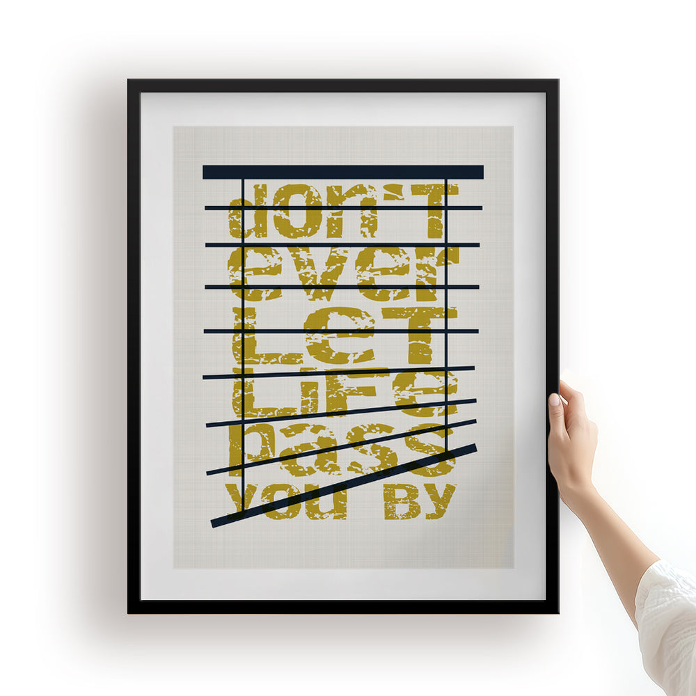 Warning | Incubus - Song Lyrics Art Print