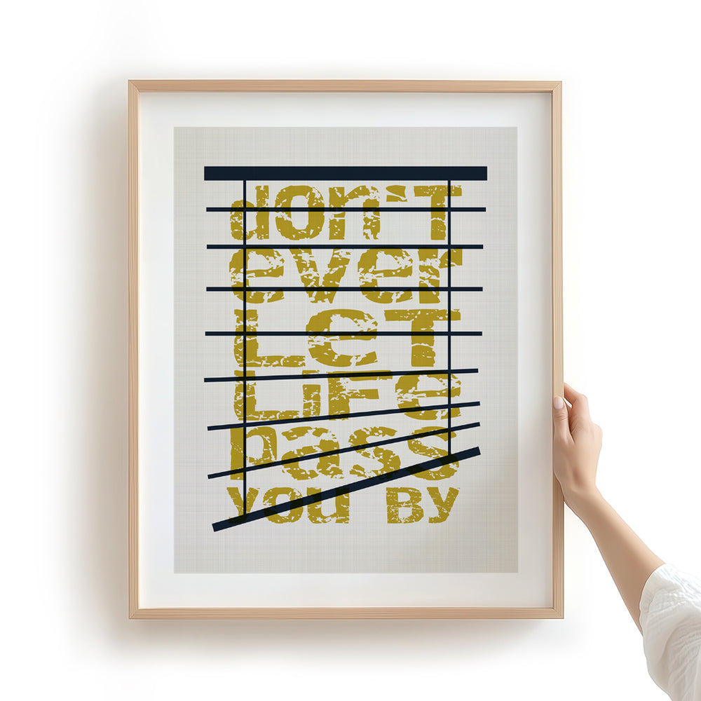 Warning | Incubus - Song Lyrics Art Print