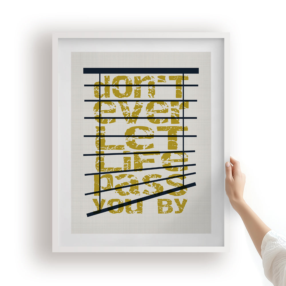 Warning | Incubus - Song Lyrics Art Print