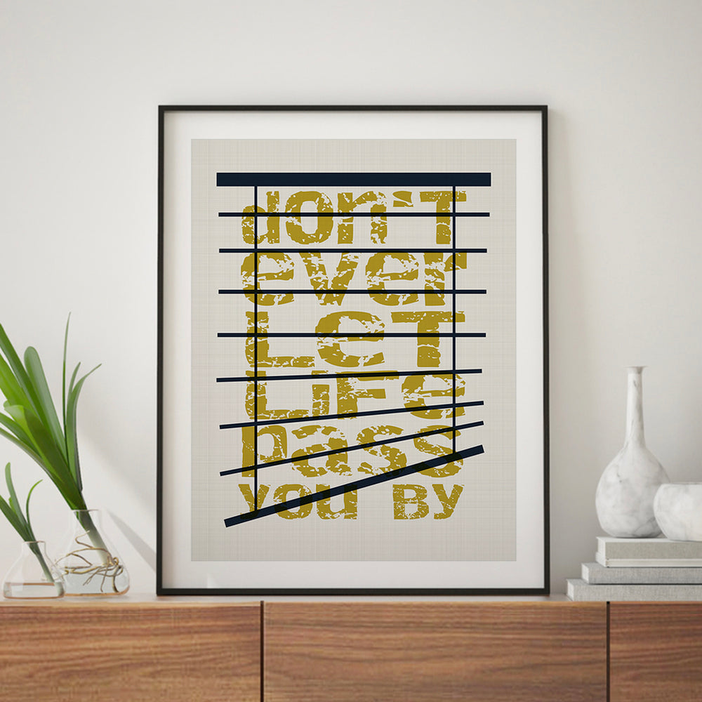 Warning | Incubus - Song Lyrics Art Print