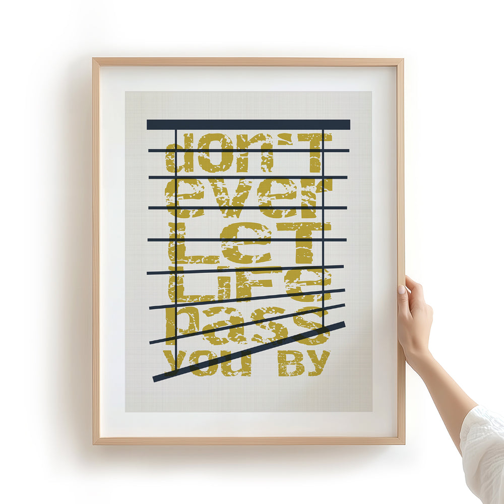 Warning | Incubus - Song Lyrics Art Print