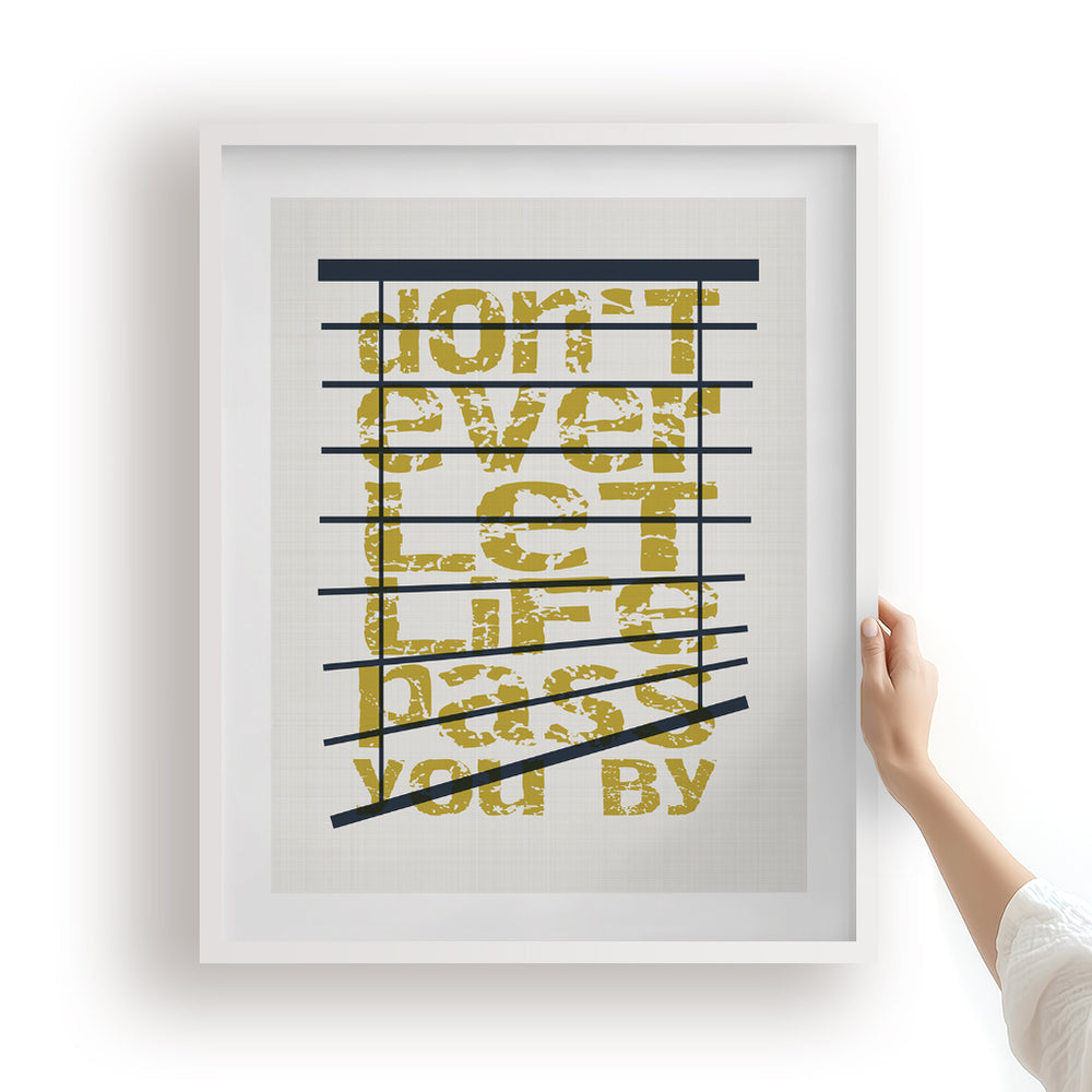 Warning | Incubus - Song Lyrics Art Print