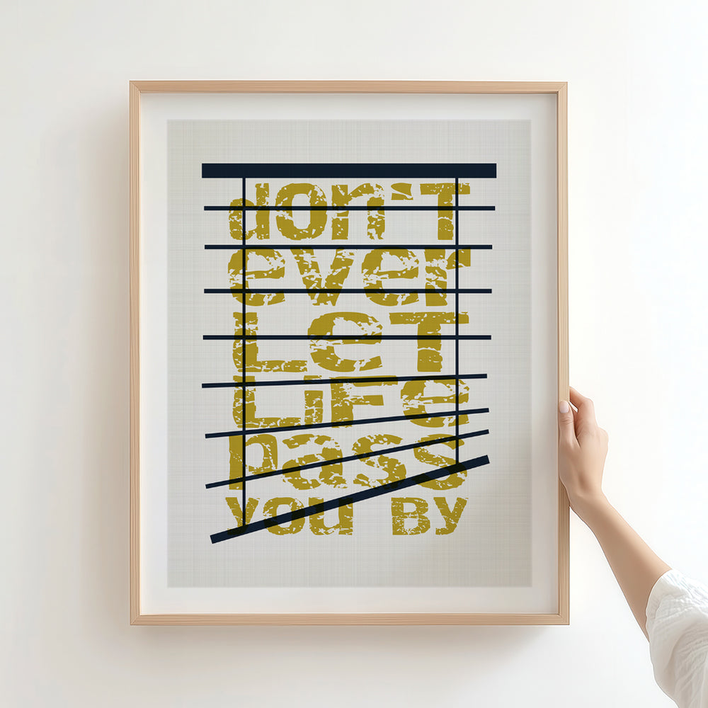 Warning | Incubus - Song Lyrics Art Print