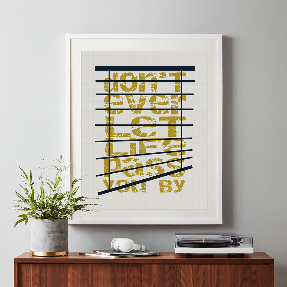 Warning | Incubus - Song Lyrics Art Print