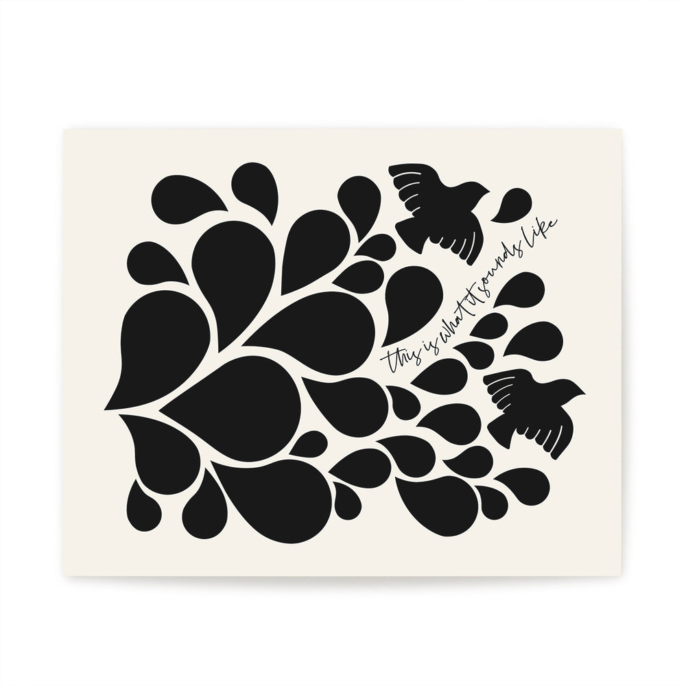 When Doves Cry | Prince - Song Lyrics Art Print