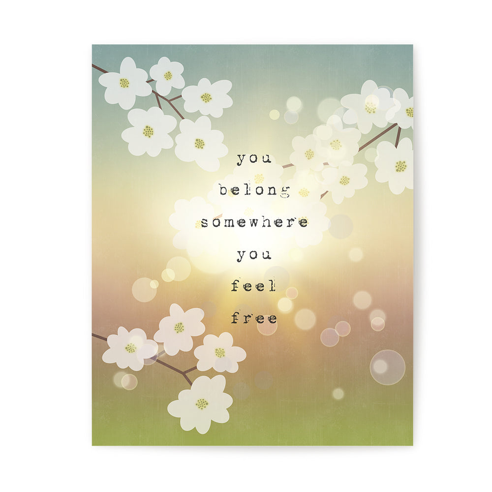 Wildflowers | Tom Petty - song lyric wall art music poster