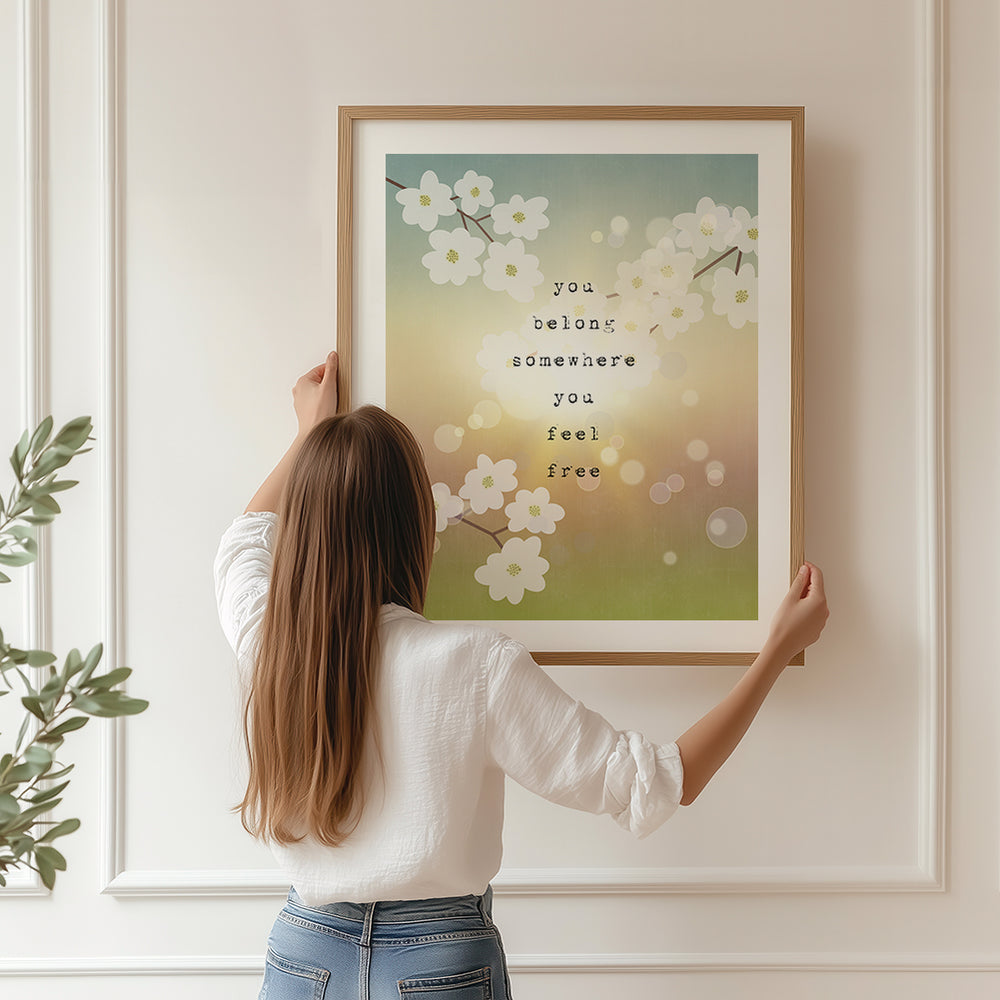 Wildflowers | Tom Petty - song lyric wall art music poster