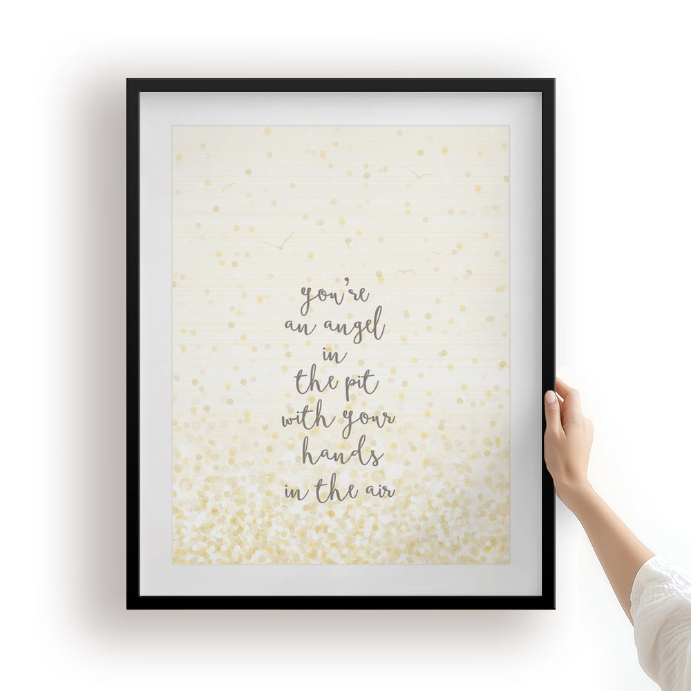 Wounded | Third Eye Blind - song lyric wall art music poster