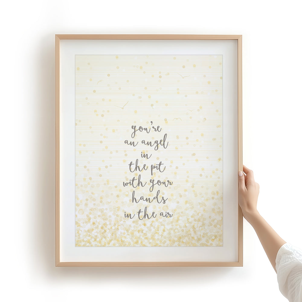 Wounded | Third Eye Blind - song lyric wall art music poster