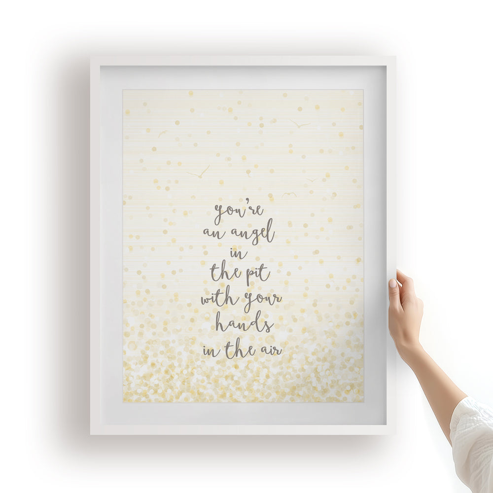 Wounded | Third Eye Blind - song lyric wall art music poster