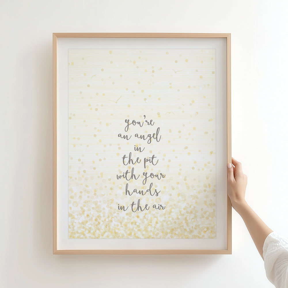 Wounded | Third Eye Blind - song lyric wall art music poster