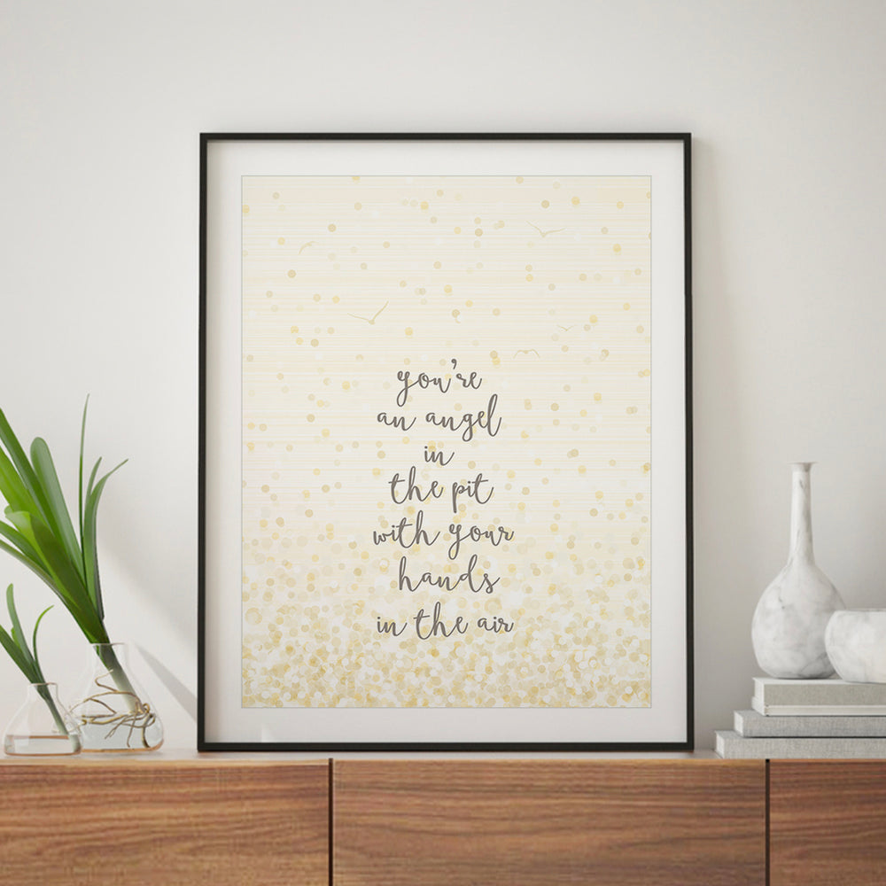 Wounded | Third Eye Blind - song lyric wall art music poster