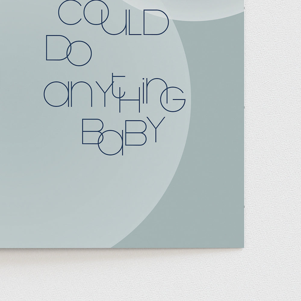 You And Me | Dave Matthews Band - Song Lyrics Wall Art Print