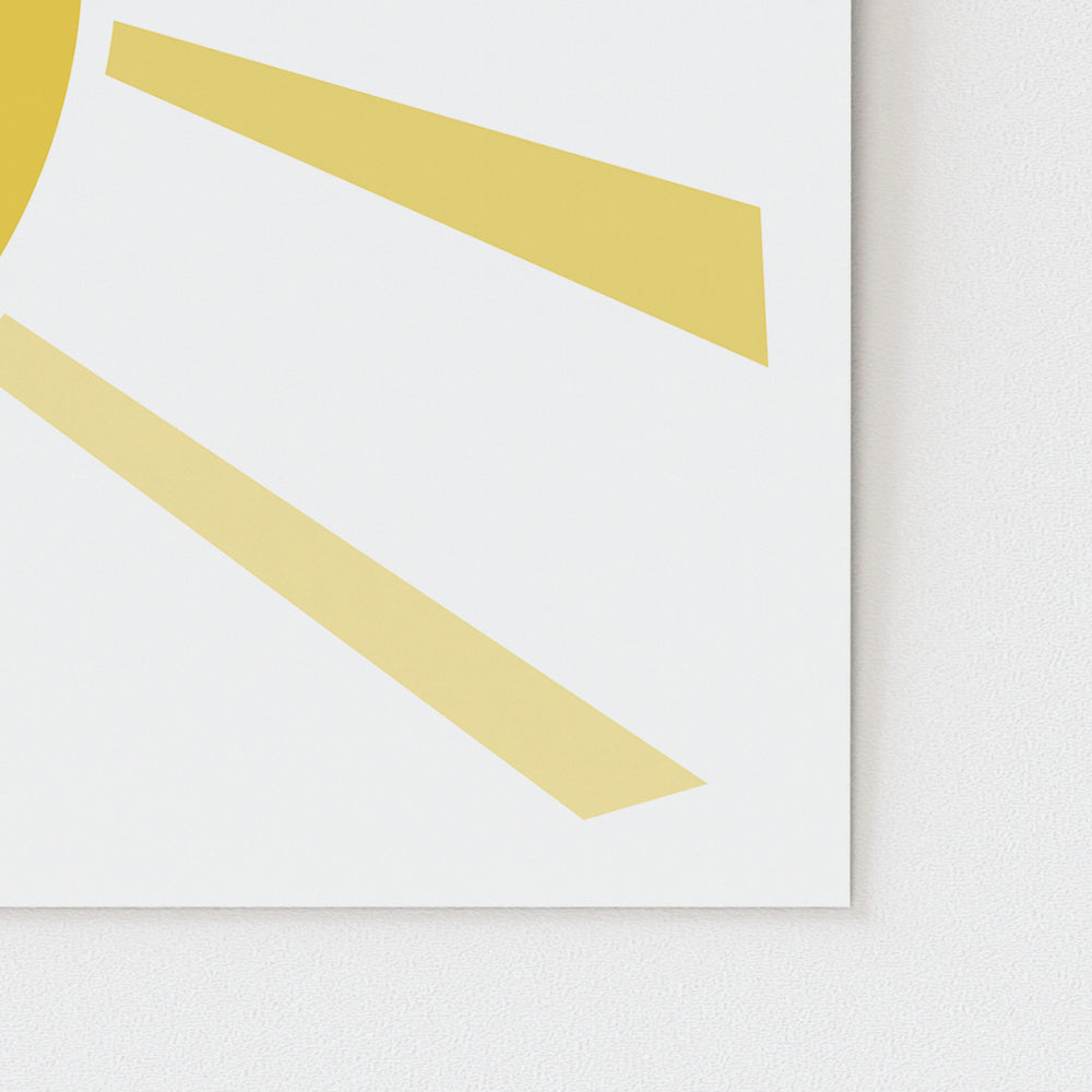 You Are My Sunshine song lyric wall art music poster
