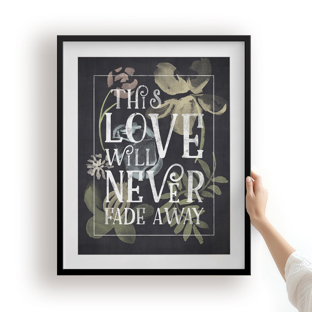 You Are The Best Thing | Ray LaMontagne - Song Lyrics Wall Art Print