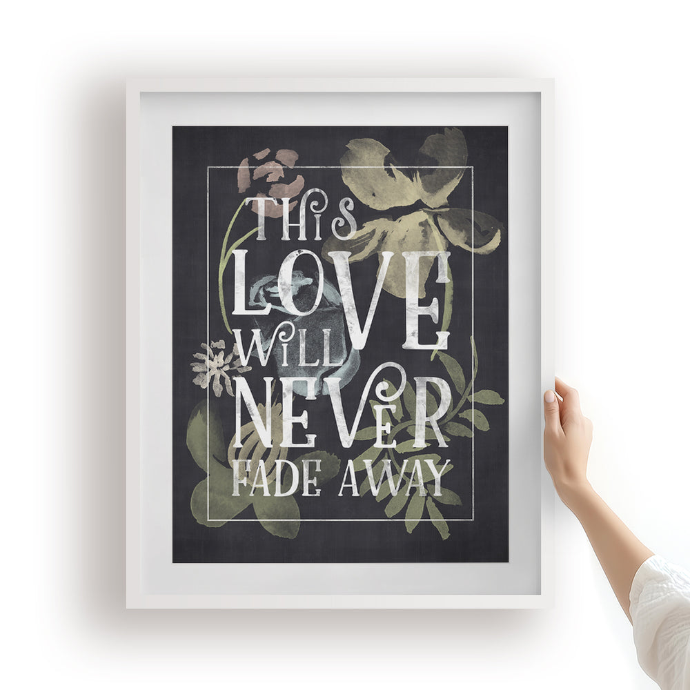 You Are The Best Thing | Ray LaMontagne - Song Lyrics Wall Art Print
