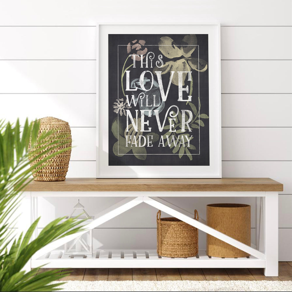 You Are The Best Thing | Ray LaMontagne - Song Lyrics Wall Art Print