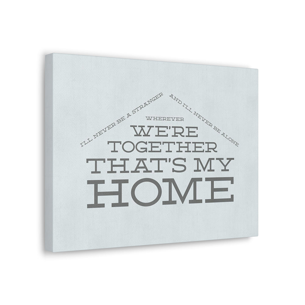 You're My Home | Billy Joel song lyric art print by Lyrical Artworks