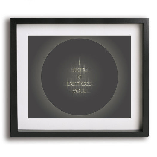 Creep by Radiohead song lyric art