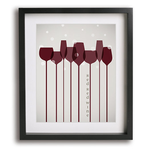 Red Red Wine UB40 song lyric art
